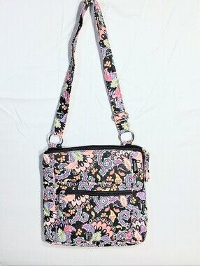 Waverly Inspirations Shoulder Strap Zippered Cotton Lightweight Hippie Boho Bag